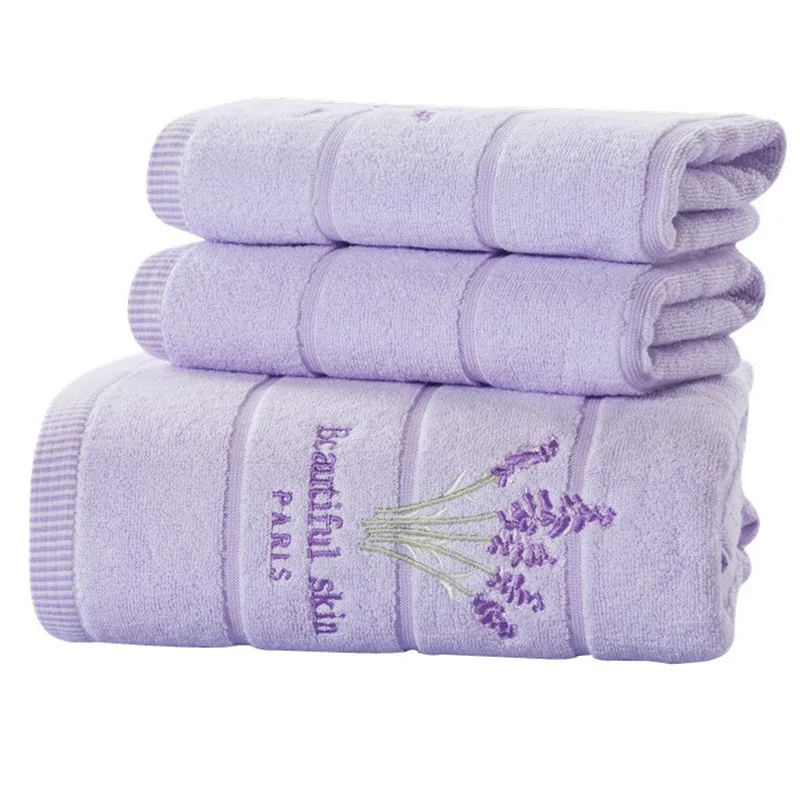 3 pcs/set High Quality 100% Cotton Absorbent Face Towel Antibacterial Soft Embroidered Lavender Aromatherapy Towel
3 pcs/set High Quality 100% Cotton Absorbent Face Towel Antibacterial Soft Embroidered Lavender Aromatherapy Towel