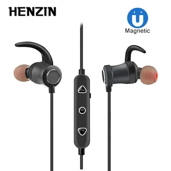HENZIN Magnetic Bluetooth Earphone Wireless Sports Earphone In-ear Earpiece with Microphone Bass Earbud for Phone iPhone Xiaomi 
HENZIN Magnetic Bluetooth Earphone Wireless Sports Earphone In-ear Earpiece with Microphone Bass Earbud for Phone iPhone Xiaomi