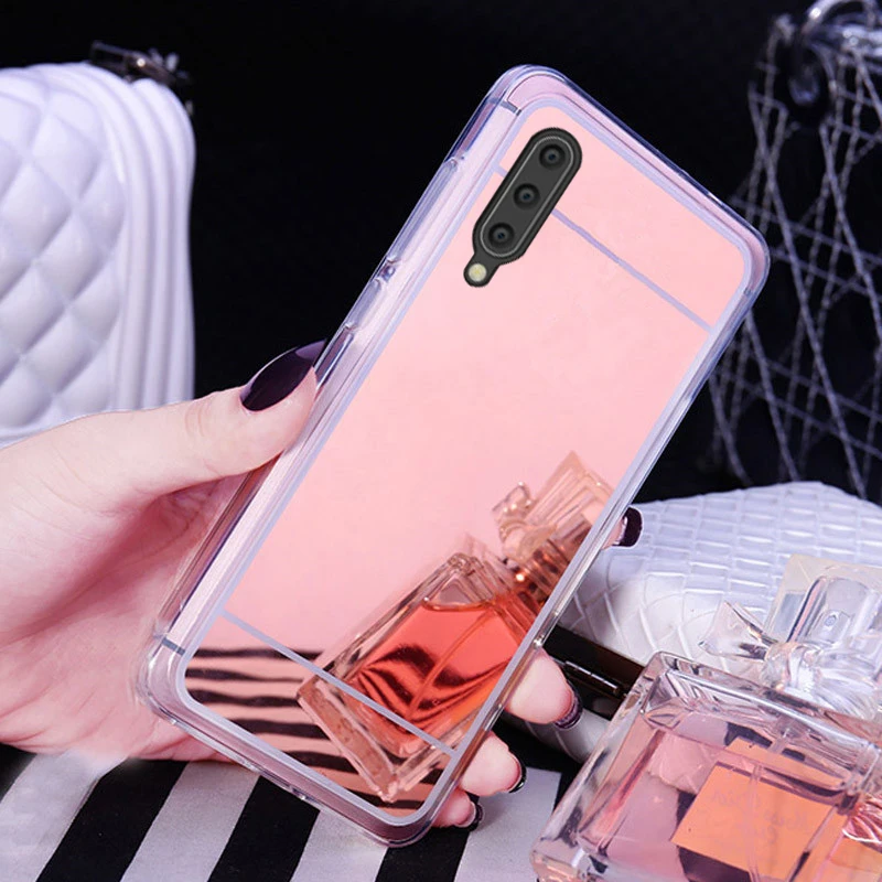 Luxury Plating Gold TPU Mirror Soft Case For Samsung Galaxy A50 A20 A30 A70 M10 M20 Phone bags Full Coverage Back Cover
Luxury Plating Gold TPU Mirror Soft Case For Samsung Galaxy A50 A20 A30 A70 M10 M20 Phone bags Full Coverage Back Cover