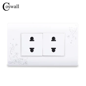 COSWALL EU/US Universal Plug Simple Style Wall Electrical Socket Multi-function 4 Hole Power Outlet With Child Protective Door
COSWALL EU/US Universal Plug Simple Style Wall Electrical Socket Multi-function 4 Hole Power Outlet With Child Protective Door