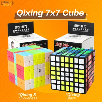 Qiyi Qixing 7x7x7 Cube Speed Qixing S 7x7 Black Stickerless Magic Cube Professional QixingS 7*7 Cubo Magico Toys For Children
Qiyi Qixing 7x7x7 Cube Speed Qixing S 7x7 Black Stickerless Magic Cube Professional QixingS 7*7 Cubo Magico Toys For Children