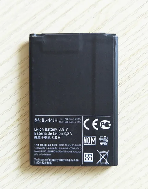 AZK 1700mAh BL-44JH Battery For LG Optimus P705 L4 E440 E460 P700 LS860 MS770 LG730 US730 Replacement Li-ion Phone Battery
AZK 1700mAh BL-44JH Battery For LG Optimus P705 L4 E440 E460 P700 LS860 MS770 LG730 US730 Replacement Li-ion Phone Battery