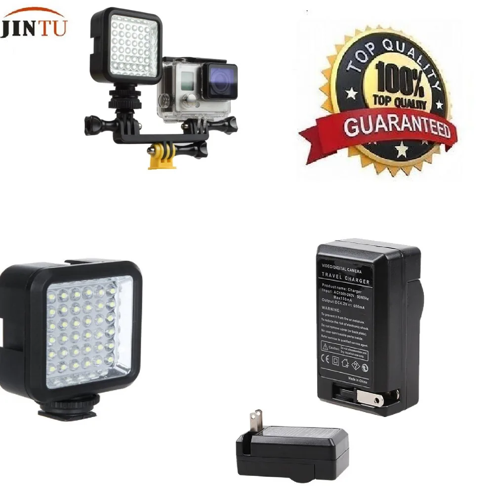 36PCS 4W LED Video Camera Light 160LX 6500K DC 4.2V for Gopro 5/4/3/2 Sports SJCAM Xiaoyi 4K Eken DSLR Cameras Smartphone
36PCS 4W LED Video Camera Light 160LX 6500K DC 4.2V for Gopro 5/4/3/2 Sports SJCAM Xiaoyi 4K Eken DSLR Cameras Smartphone