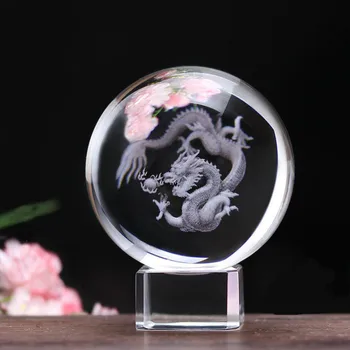 3D Laser Etched Dragon Miniatures Crystal Ball 60mm/80mm Feng Shui Art Collectible Chinese Dragons Figurine Home Decor Accessory
3D Laser Etched Dragon Miniatures Crystal Ball 60mm/80mm Feng Shui Art Collectible Chinese Dragons Figurine Home Decor Accessory