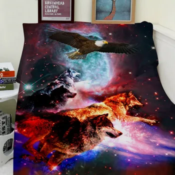 Blankets Warmth Soft Plush Colorful Galaxy Nebula Eagles Wolves Animals Sofa Bed Throw a Blanket Thick Thin Cobertor Plaid
Blankets Warmth Soft Plush Colorful Galaxy Nebula Eagles Wolves Animals Sofa Bed Throw a Blanket Thick Thin Cobertor Plaid