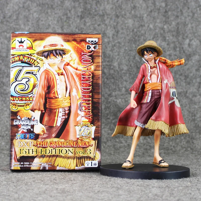 Anime One Piece Monkey D Luffy Figure Grandline 15th Anniversary Model Toy 17CM Collectible Toy for Kids
Anime One Piece Monkey D Luffy Figure Grandline 15th Anniversary Model Toy 17CM Collectible Toy for Kids