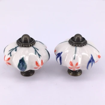 4PCS Porcelain Pumpkin Cabinet Drawer Closet Door Knobs and Handle Ceramic Cupboard Pull Handles Furniture Hardware
4PCS Porcelain Pumpkin Cabinet Drawer Closet Door Knobs and Handle Ceramic Cupboard Pull Handles Furniture Hardware