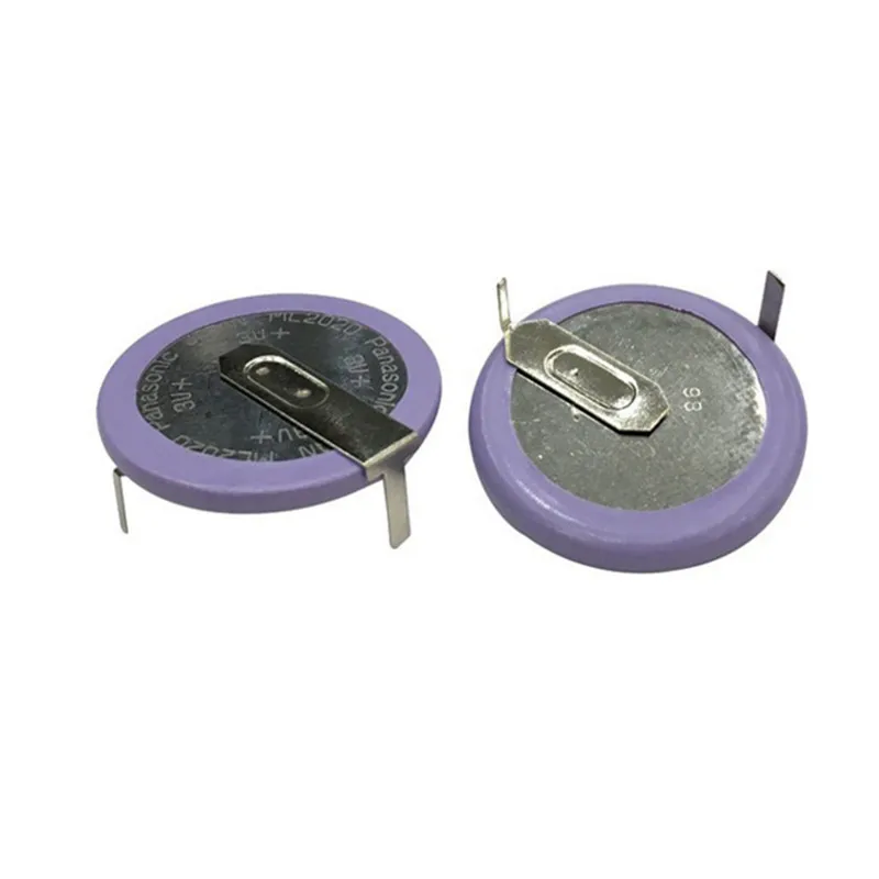 2PCS/LOT Original Panasonic ML2020 2020 90 degrees pins replace VL2020 Rechargeable Battery for Car Key Remote
2PCS/LOT Original Panasonic ML2020 2020 90 degrees pins replace VL2020 Rechargeable Battery for Car Key Remote