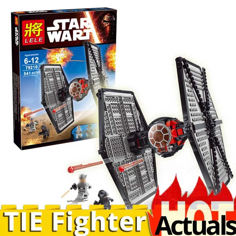 LELE 79210 Star Plan TIE firefighter 541PCS Building Blocks Bricks boys toys Model kit Legoinglys wars 75101 Sets weapon plane
LELE 79210 Star Plan TIE firefighter 541PCS Building Blocks Bricks boys toys Model kit Legoinglys wars 75101 Sets weapon plane