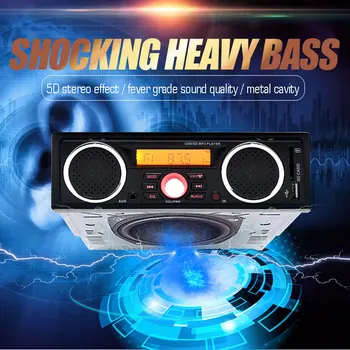 Audio player Bluetooth audio playback Supports USB SD AUX hands-free stereo FM 1 din Car radio MP3 built-in 2 speakers
Audio player Bluetooth audio playback Supports USB SD AUX hands-free stereo FM 1 din Car radio MP3 built-in 2 speakers