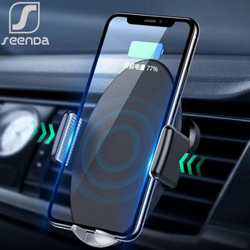 SeenDa Intelligent Wireless Automatic Sensor Car Phone Holder and Charger for iPhone Samsung Huawei Xiaomi Fast Car Qi Charger
SeenDa Intelligent Wireless Automatic Sensor Car Phone Holder and Charger for iPhone Samsung Huawei Xiaomi Fast Car Qi Charger