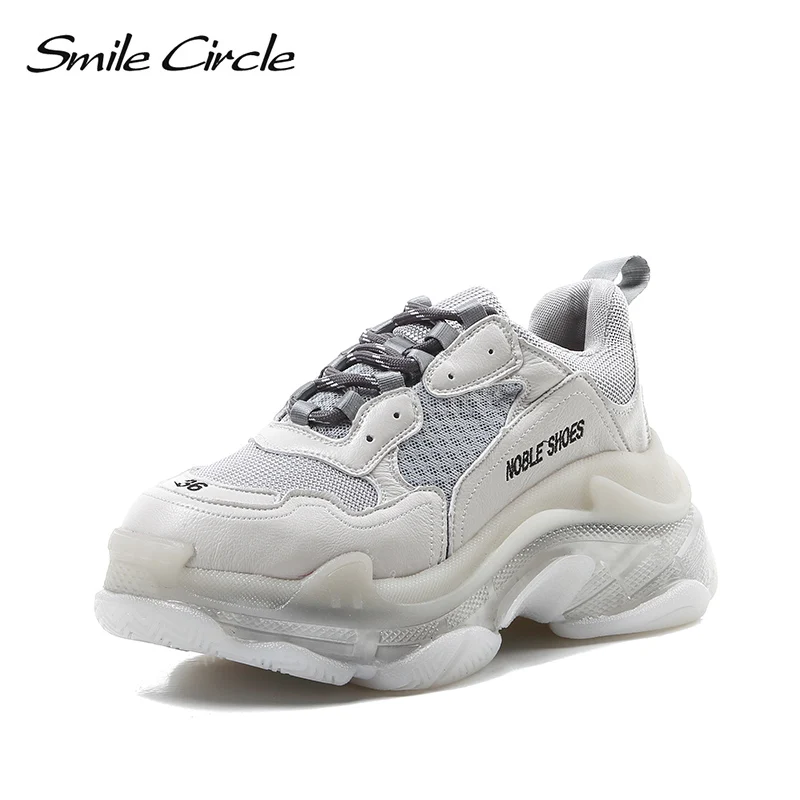 Smile Circle 2019 spring Women Sneakers Flat Genuine Leather fashion Comfortable Platform shoes Mesh Breathable Ladies shoes 
Smile Circle 2019 spring Women Sneakers Flat Genuine Leather fashion Comfortable Platform shoes Mesh Breathable Ladies shoes