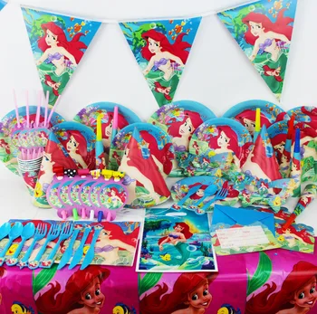 84pcs\lot Mermaid Theme Package Kids Birthday Decoration Set Theme Party Supplies Baby Birthday Party Pack
84pcs\lot Mermaid Theme Package Kids Birthday Decoration Set Theme Party Supplies Baby Birthday Party Pack