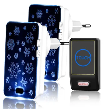 Creative Light-emitting Chord ring tone Wireless Remote Control Doorbell 1 Outdoor Transmitter 2 Indoor Receiver
Creative Light-emitting Chord ring tone Wireless Remote Control Doorbell 1 Outdoor Transmitter 2 Indoor Receiver