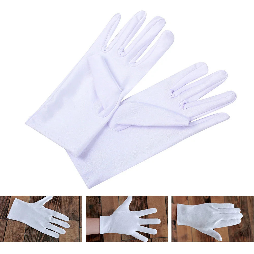 Unisex Kids Gloves White Short Satin soft Elastic Gloves Children Girl Boy Performance Dance speech Working Gloves Wedding decor
Unisex Kids Gloves White Short Satin soft Elastic Gloves Children Girl Boy Performance Dance speech Working Gloves Wedding decor