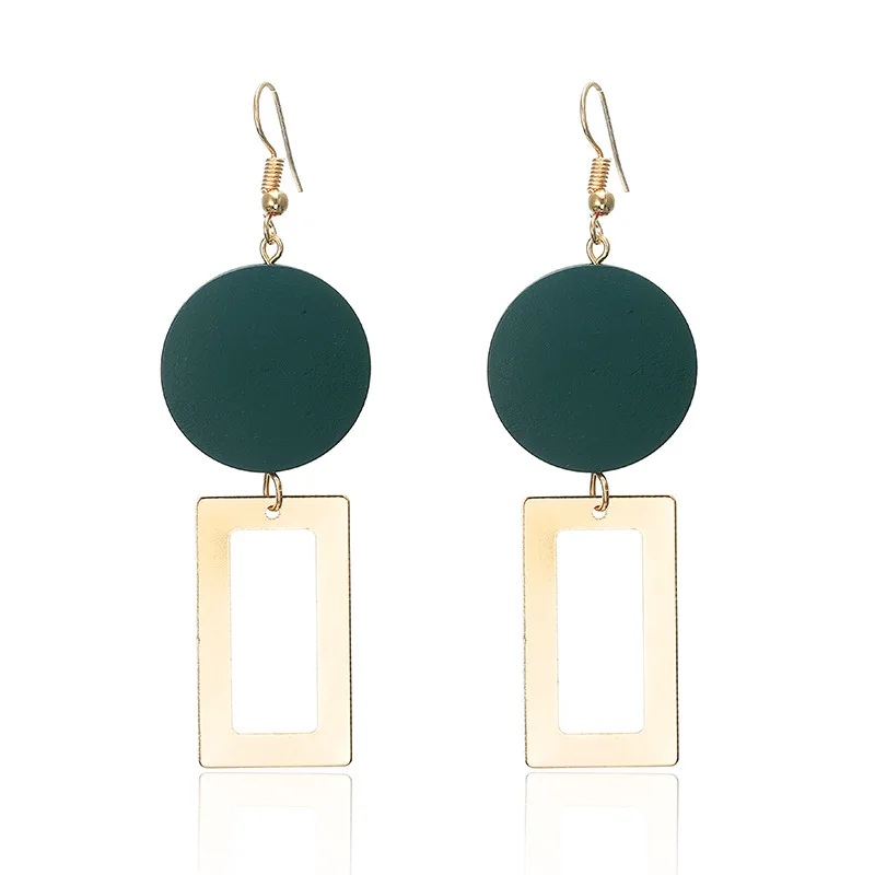 Fashion Square Long Dangle Earrings Pendientes Mujer Moda 2019 Round Wooden Rectangular Metal Tassel Party Earrings Jewelry
Fashion Square Long Dangle Earrings Pendientes Mujer Moda 2019 Round Wooden Rectangular Metal Tassel Party Earrings Jewelry