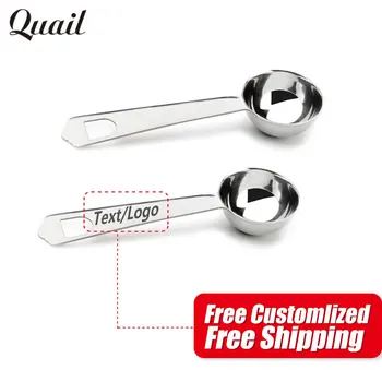 Quail Free Shipping High Quality Aluminium Coffee Scoop Handle Measuring String Coffee Bean Spoon Customized with Your Text Free
Quail Free Shipping High Quality Aluminium Coffee Scoop Handle Measuring String Coffee Bean Spoon Customized with Your Text Free