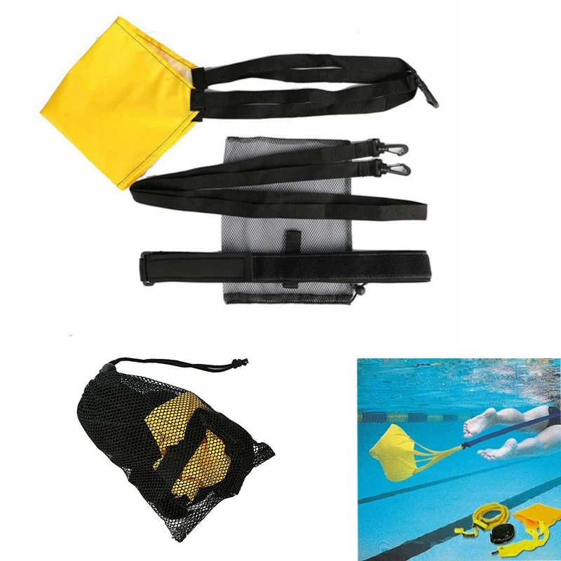 Swimming Strength Training Resistance Belt Swim Training Exerciser Belt with Drag Parachute For Adults Children
Swimming Strength Training Resistance Belt Swim Training Exerciser Belt with Drag Parachute For Adults Children