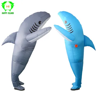 Cute Shark Shape Inflatable Costumes Clothing Stage Performance Inflatable Clothes Funny Cartoon Doll Shape Clothes and Blower
Cute Shark Shape Inflatable Costumes Clothing Stage Performance Inflatable Clothes Funny Cartoon Doll Shape Clothes and Blower