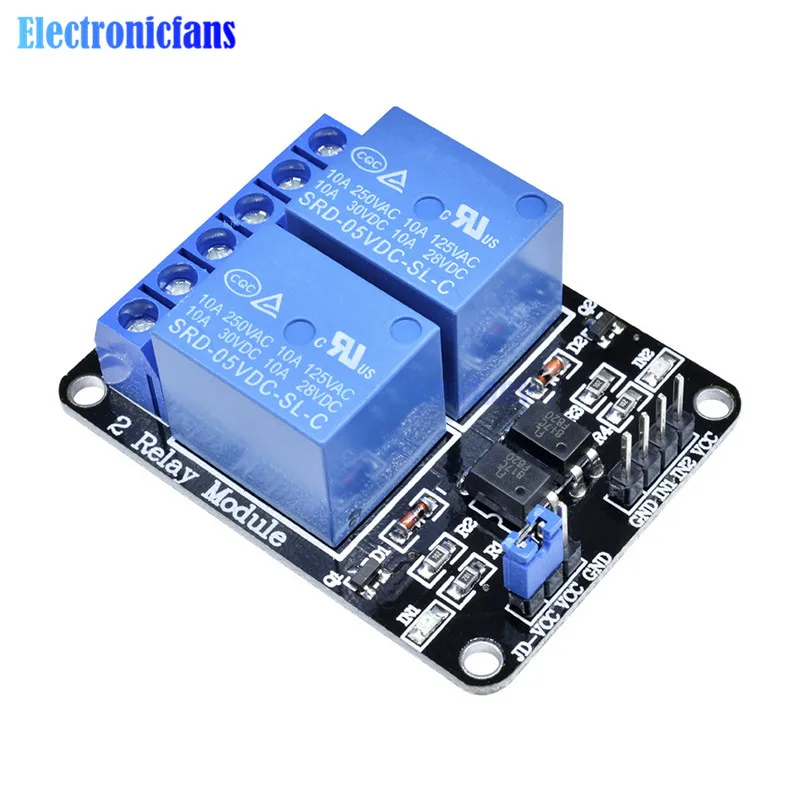 5V 2-Channel 2 Channel Relay Module Shiled Relay Expansion Board Low Level Triggered 2-Way Relay Module For Arduino ARM PIC AVR
5V 2-Channel 2 Channel Relay Module Shiled Relay Expansion Board Low Level Triggered 2-Way Relay Module For Arduino ARM PIC AVR