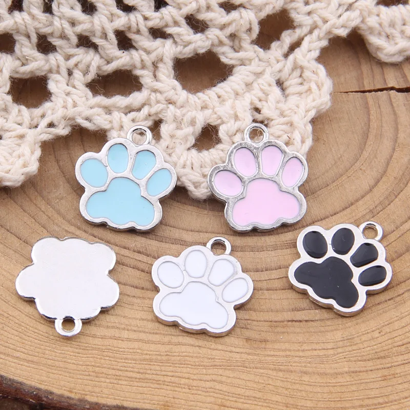 Daisies 100pcs/lot 17*15mm Enamel Dog Bear Paw Charms Pendants Kids Women Jewelry Making Diy Findings
Daisies 100pcs/lot 17*15mm Enamel Dog Bear Paw Charms Pendants Kids Women Jewelry Making Diy Findings