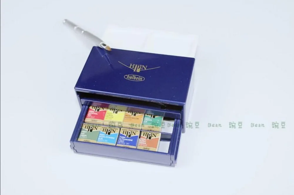 Free shipping Holbein 8 color mini set solid watercolor paints pigment portable treasure box with paintbrush
Free shipping Holbein 8 color mini set solid watercolor paints pigment portable treasure box with paintbrush