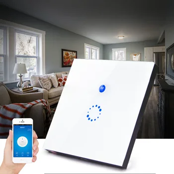 1 Gang 1 Way Wifi Wall Touch Switch Wireless Remote Light Relay App Control Work With Alexa Google Home Smart Switch EU US #
1 Gang 1 Way Wifi Wall Touch Switch Wireless Remote Light Relay App Control Work With Alexa Google Home Smart Switch EU US #
