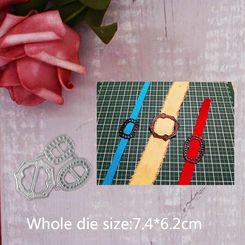 Belt buckle Metal Steel Cutting Embossing Dies For Scrapbooking paper craft home decoration Craft 7.4*6.2 cm
Belt buckle Metal Steel Cutting Embossing Dies For Scrapbooking paper craft home decoration Craft 7.4*6.2 cm