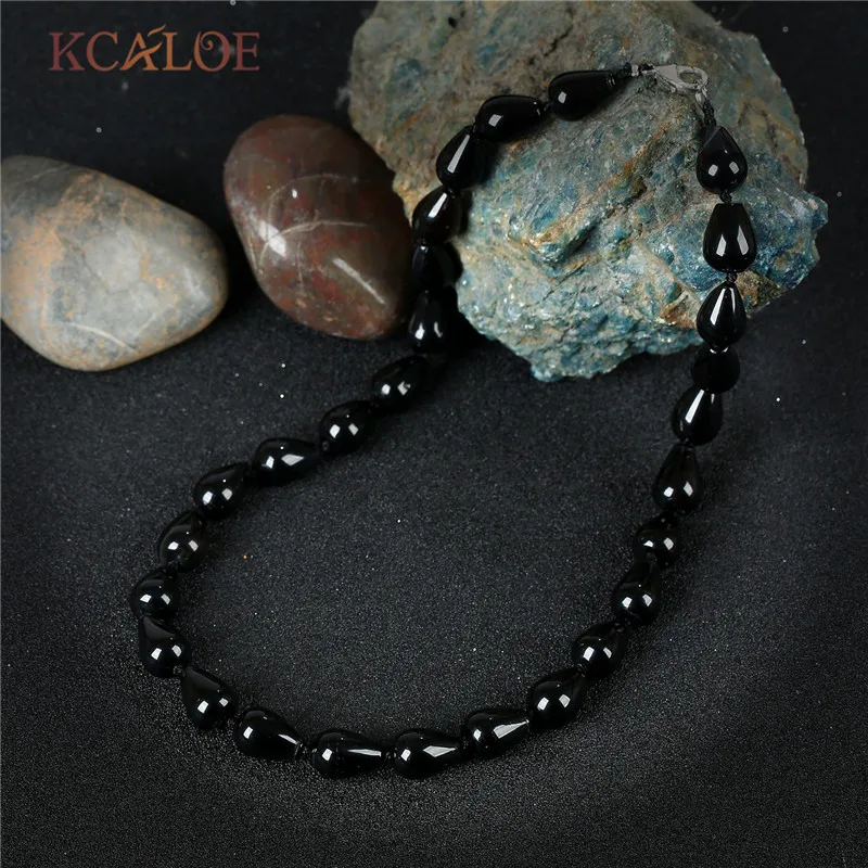 KCALOE New Vintage Agat Necklace Handmade Accessories Natural Black Oynx Stone Chokers Necklaces For Women Bijoux Femme
KCALOE New Vintage Agat Necklace Handmade Accessories Natural Black Oynx Stone Chokers Necklaces For Women Bijoux Femme