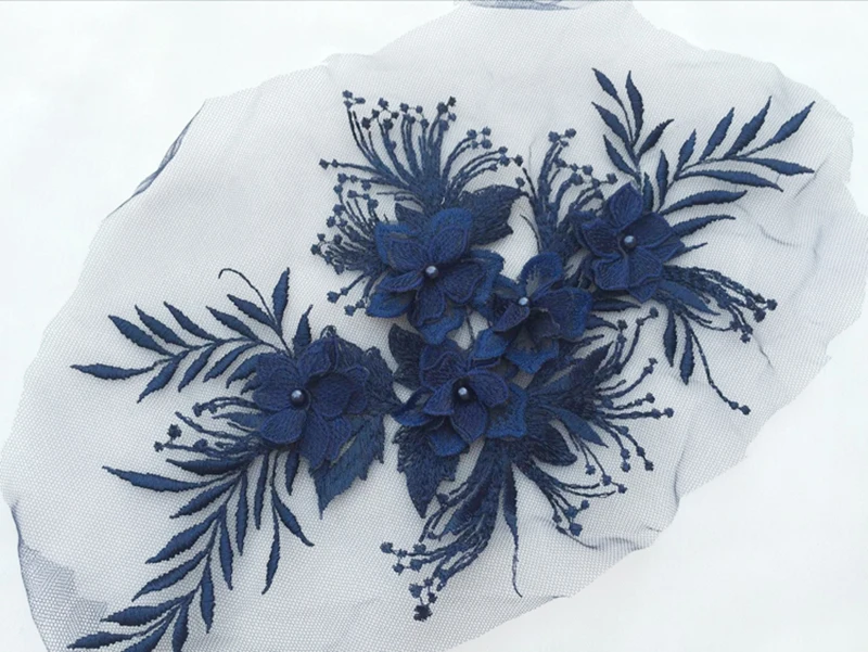 2Pcs Flower 3d Lace Applique Beaded Floral Lace Motifs French Chantilly Bridal Lace Accessories Grey Off White Black Red Navy
2Pcs Flower 3d Lace Applique Beaded Floral Lace Motifs French Chantilly Bridal Lace Accessories Grey Off White Black Red Navy