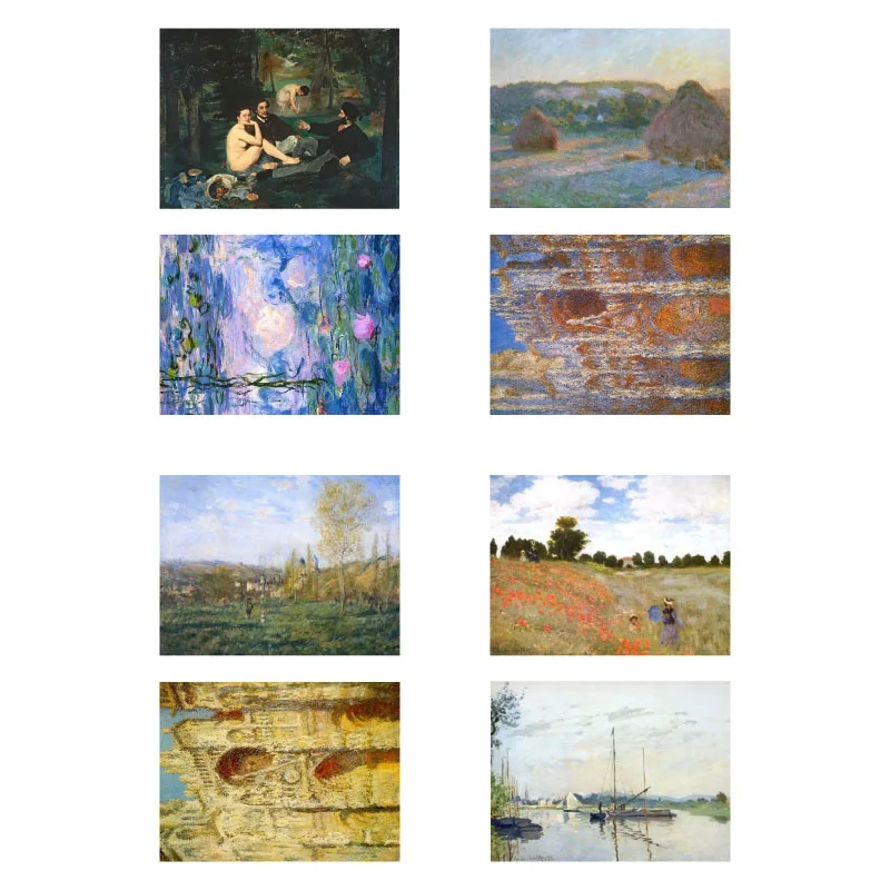 1 PCS Claude Monet Famous Painting DIY Uncut Bullet Journal Sticker Post It Art Decor Scrapbooking Diary Prints Stickers
1 PCS Claude Monet Famous Painting DIY Uncut Bullet Journal Sticker Post It Art Decor Scrapbooking Diary Prints Stickers