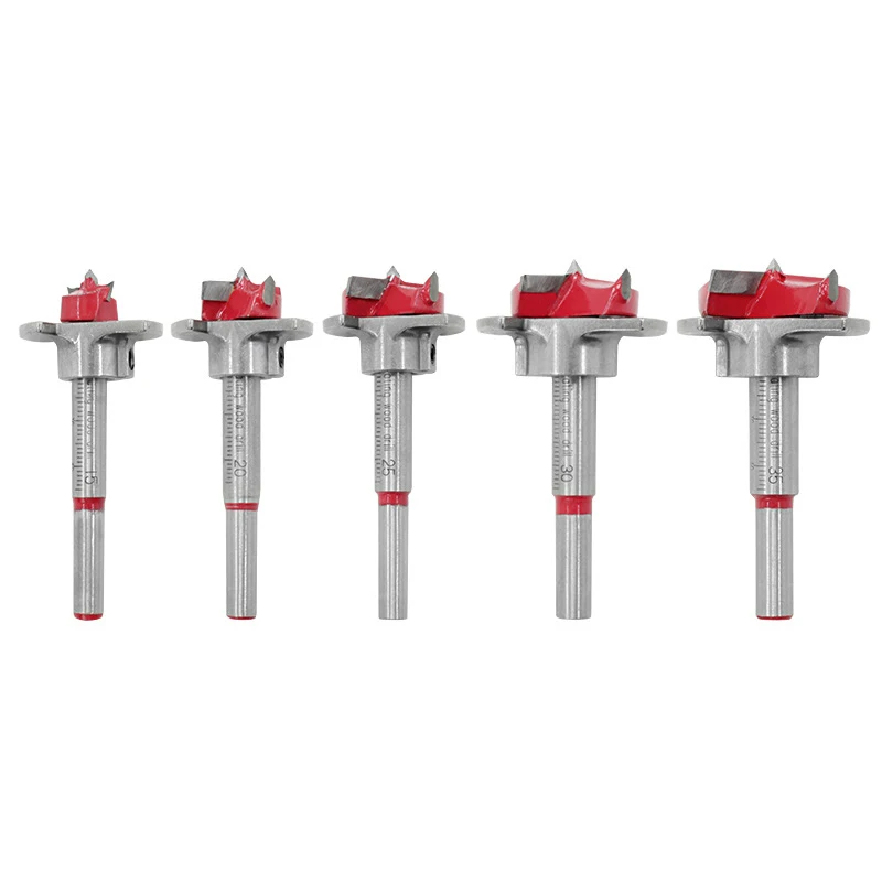 5pcs 15/20/25/30/35mm Forstner Tips Hinge Boring Drill Bit Set with 2pcs Hex Wrench for Carpentry Wood Window Hole Cutter
5pcs 15/20/25/30/35mm Forstner Tips Hinge Boring Drill Bit Set with 2pcs Hex Wrench for Carpentry Wood Window Hole Cutter