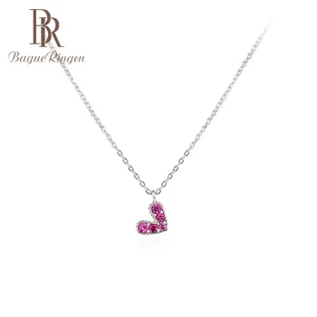 Begua Ringen 925 Sterling Silver Necklace With Heart Shape Zircon Pendants Fashion Silver Jewlery Necklace Wholesale Party Gift
Begua Ringen 925 Sterling Silver Necklace With Heart Shape Zircon Pendants Fashion Silver Jewlery Necklace Wholesale Party Gift
