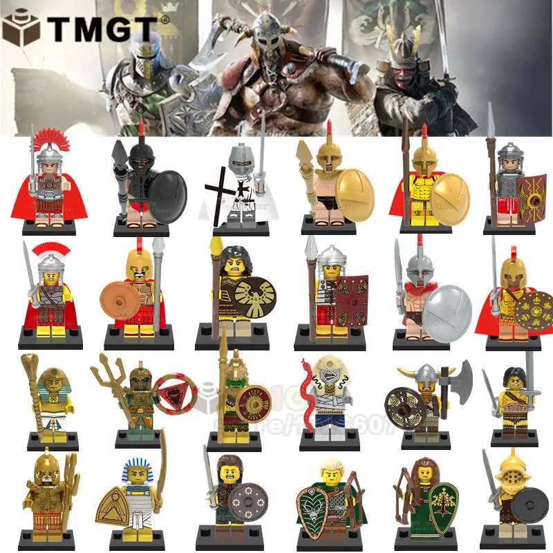 Single Sale Middle Warrior Medieval Knight Viking Warrior Soldier with sword weapon Building Blocks Toy Gift For Children Friend
Single Sale Middle Warrior Medieval Knight Viking Warrior Soldier with sword weapon Building Blocks Toy Gift For Children Friend