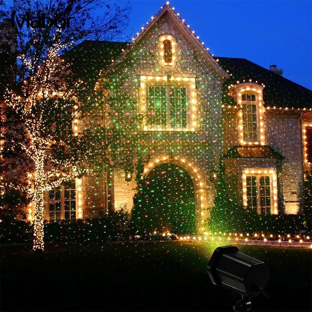 Laser Light Party Supply LED Projection Lamp Waterproof Holiday Lighting Luminous Green / Red Christmas Decor Outdoor Landscape
Laser Light Party Supply LED Projection Lamp Waterproof Holiday Lighting Luminous Green / Red Christmas Decor Outdoor Landscape