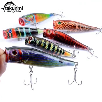 Lure 9cm / 14.4g Water Surface Popper Bait Coloured Drawing Pattern Bionic Bait Fishing Accessories Fishing Tackle LD-08
Lure 9cm / 14.4g Water Surface Popper Bait Coloured Drawing Pattern Bionic Bait Fishing Accessories Fishing Tackle LD-08