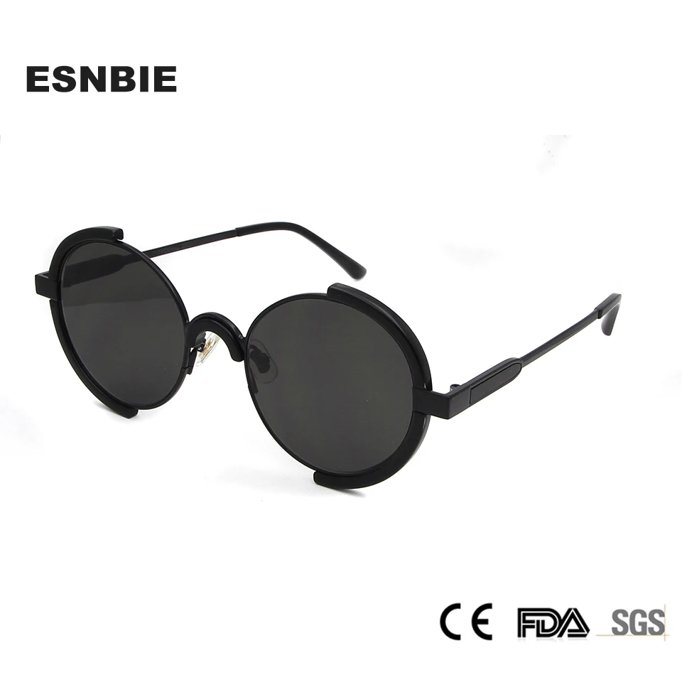 ESNBIE Brand Design Round Semi-Rimless Sun Glasses Men Korea Glass Big Luxury Shades For Women Retro Punk Sunglasses Men Oculos
ESNBIE Brand Design Round Semi-Rimless Sun Glasses Men Korea Glass Big Luxury Shades For Women Retro Punk Sunglasses Men Oculos