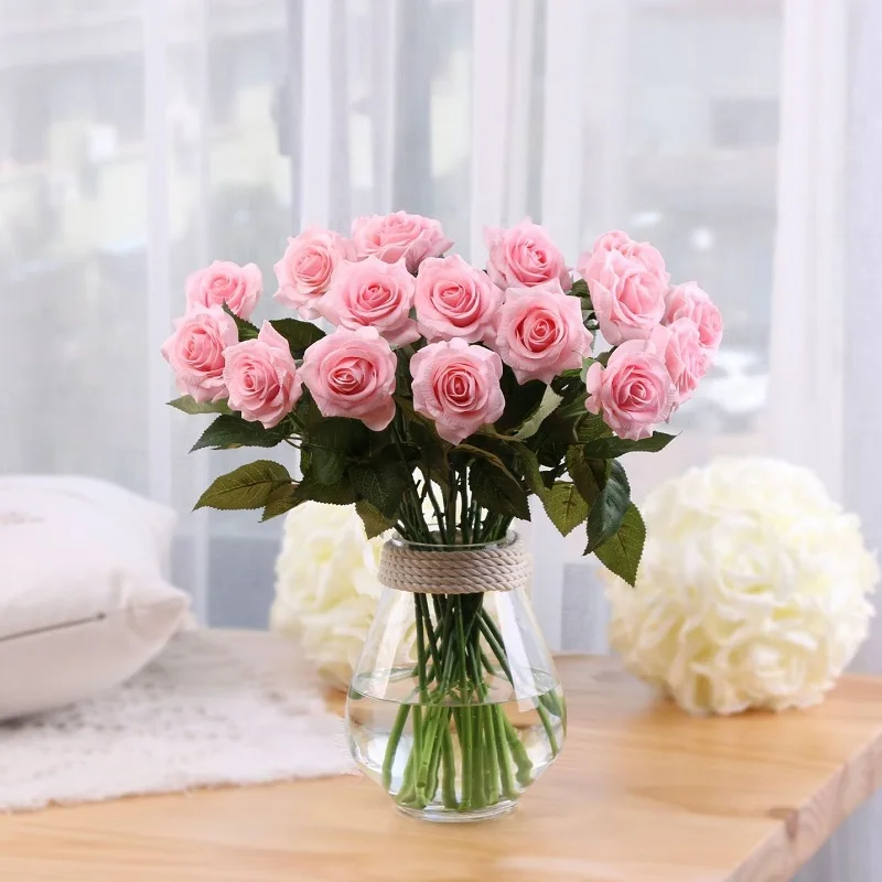 1pc 43cm Rose Pink Silk Artificial Flowers Multicolor Roses Bridal Bouquet Home Wedding Flower Decoration Marriage Fake Plants
1pc 43cm Rose Pink Silk Artificial Flowers Multicolor Roses Bridal Bouquet Home Wedding Flower Decoration Marriage Fake Plants