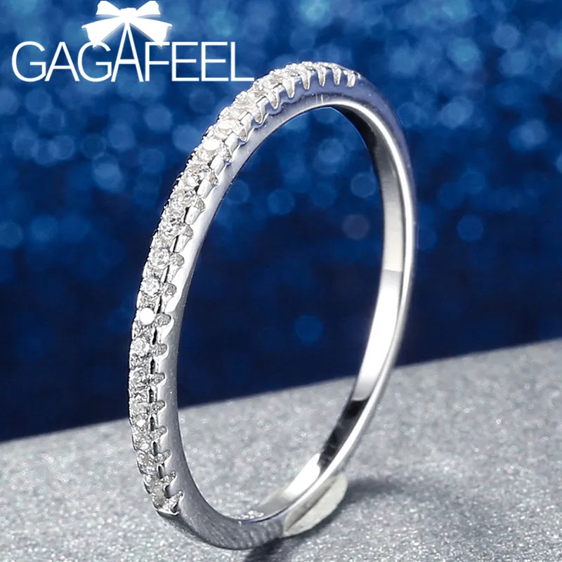 GAGAFEEL Classic White Color Engagement Ring Genuine 925 Sterling Silver Crystal Sparking Rings for Women Wedding Jewelry Gift
GAGAFEEL Classic White Color Engagement Ring Genuine 925 Sterling Silver Crystal Sparking Rings for Women Wedding Jewelry Gift