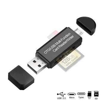 Multifunction Memory Card Reader OTG Card Reader USB 2.0 Mirco USB Card Reader for Micro SD/TF SD Android Phone Laptop Computer
Multifunction Memory Card Reader OTG Card Reader USB 2.0 Mirco USB Card Reader for Micro SD/TF SD Android Phone Laptop Computer