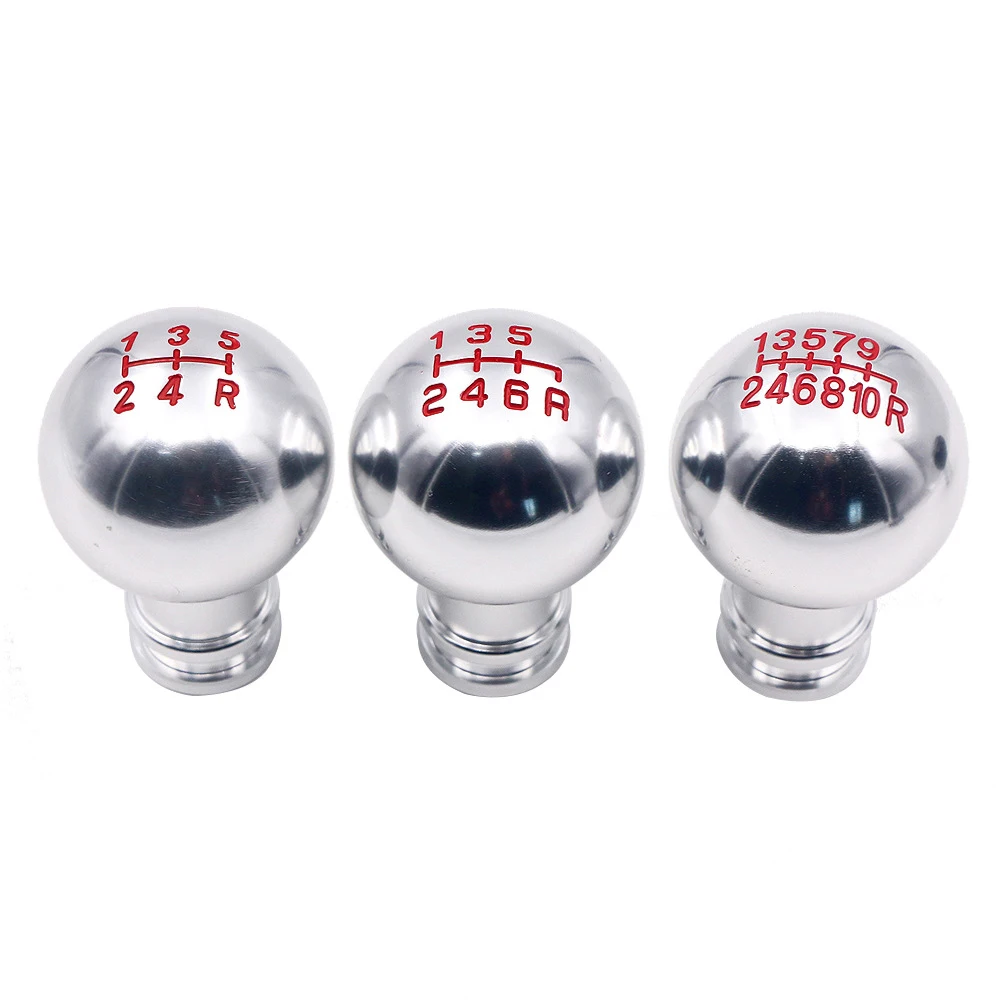Aluminum 5/6/10 Speed Type-R JDM Ball Shape Gear Shift Knob for For Hyundai Audi Kia Ford Honda Toyota Mazda
Aluminum 5/6/10 Speed Type-R JDM Ball Shape Gear Shift Knob for For Hyundai Audi Kia Ford Honda Toyota Mazda