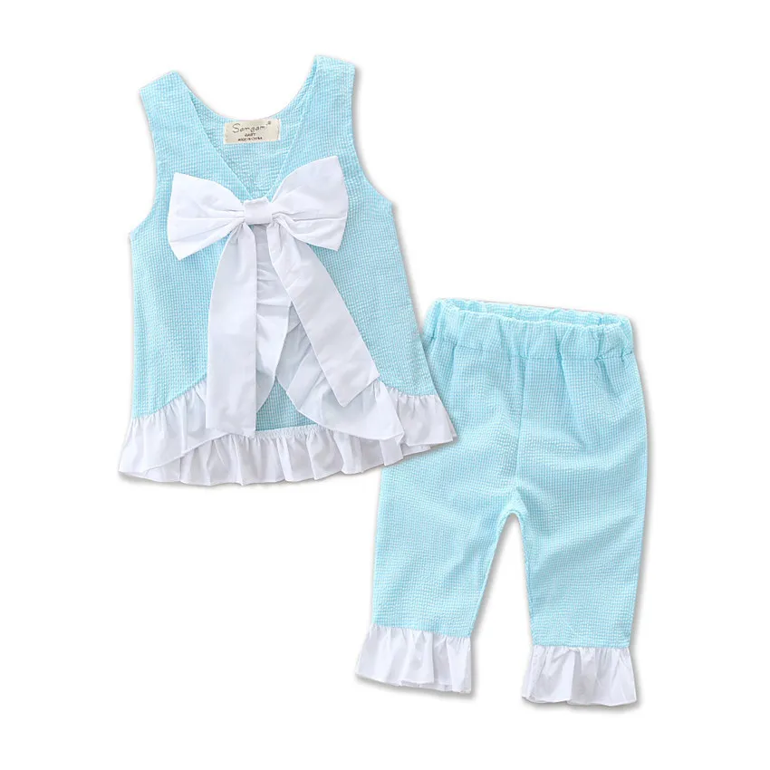 Ruffle Baby Girls Boutique Pink blue yellow purple aqua Seersucker Fabric Outfits for Girls Summer swing top pant set
Ruffle Baby Girls Boutique Pink blue yellow purple aqua Seersucker Fabric Outfits for Girls Summer swing top pant set