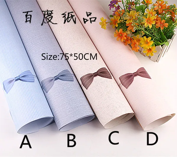 Festive Party Supplies Event 75*50 cm printing Bow tie White paperboard color Diy Gift Wrapping paper Wallpaper 20pc/Lot | Дом и сад