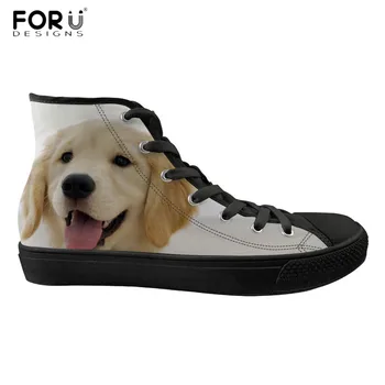 FORUDESIGNS Classic Lace Up Flats Shoes Women Golden Retriever Head 3D Print High Top Sneakers for Female Light Mesh Canvas Shoe
FORUDESIGNS Classic Lace Up Flats Shoes Women Golden Retriever Head 3D Print High Top Sneakers for Female Light Mesh Canvas Shoe