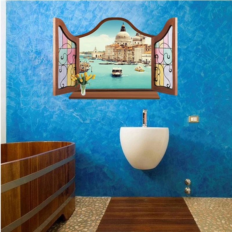 3D Wall Stickers Wall Decals Style Outside The Window Aegean Waterproof Removable PVC Wall Stickers
3D Wall Stickers Wall Decals Style Outside The Window Aegean Waterproof Removable PVC Wall Stickers