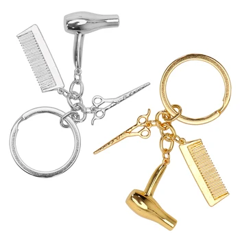 LEEPEE Keychains Car Key Rings Interior Accessories Comb Scissors Hair Dryer Hairdressers Gift Fashion Jewelry Keyring
LEEPEE Keychains Car Key Rings Interior Accessories Comb Scissors Hair Dryer Hairdressers Gift Fashion Jewelry Keyring