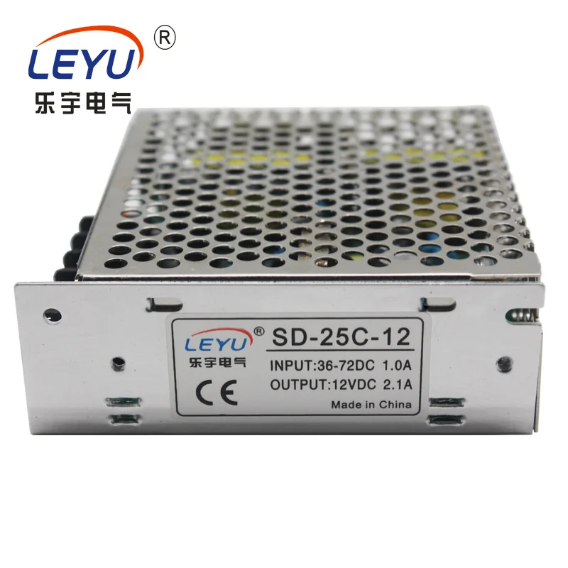 SD-25A series SMPS DC DC Converter LED Driver 25W 9.2-18VDC to 5 12 24VDC CE Approved
SD-25A series SMPS DC DC Converter LED Driver 25W 9.2-18VDC to 5 12 24VDC CE Approved
