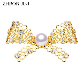 ZHBORUINI 2019 New Natural Freshwater Pearl Brooch Creative Gold Bow Brooch Pins Pearl Jewelry For Women Accessories Non Fading
ZHBORUINI 2019 New Natural Freshwater Pearl Brooch Creative Gold Bow Brooch Pins Pearl Jewelry For Women Accessories Non Fading