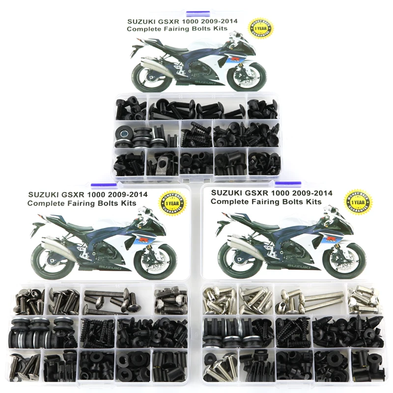 Fit For Suzuki GSX-R1000 GSXR1000 2009-2016 Complete Fairing Bolts Kit Steel Motorcycle OEM Style Washer Fastener Screws Nuts
Fit For Suzuki GSX-R1000 GSXR1000 2009-2016 Complete Fairing Bolts Kit Steel Motorcycle OEM Style Washer Fastener Screws Nuts