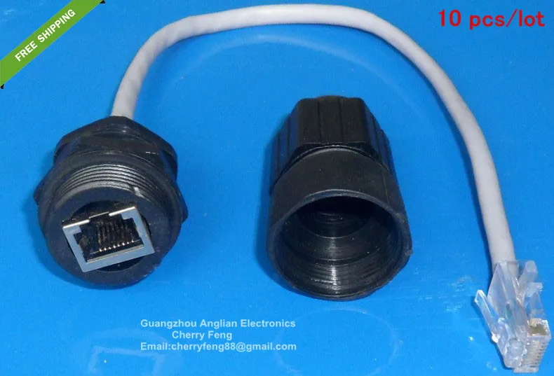 Free Shipping! M25 Ethernet connector with standard cable 25cm, waterproof and dust-proof
Free Shipping! M25 Ethernet connector with standard cable 25cm, waterproof and dust-proof